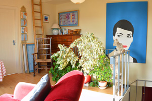 A painting in the Art house. A painting in the Art house.